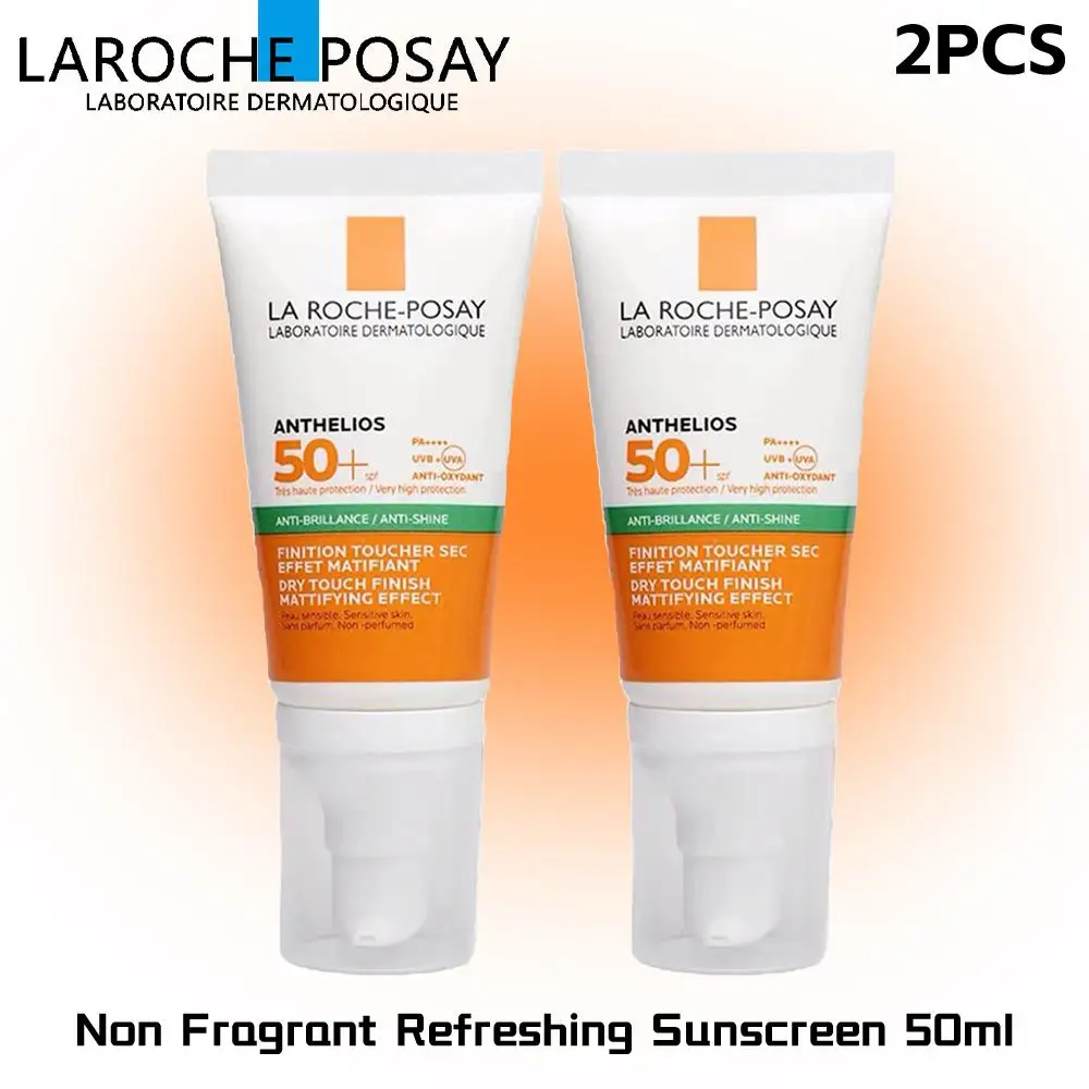 

2PCS 50ml La Roche-Posay Face Sunscreen ANTHELIOS UVMUNE 400 SPF50+ Invisible Oil Control Lightweight Non Greasy UV Protection