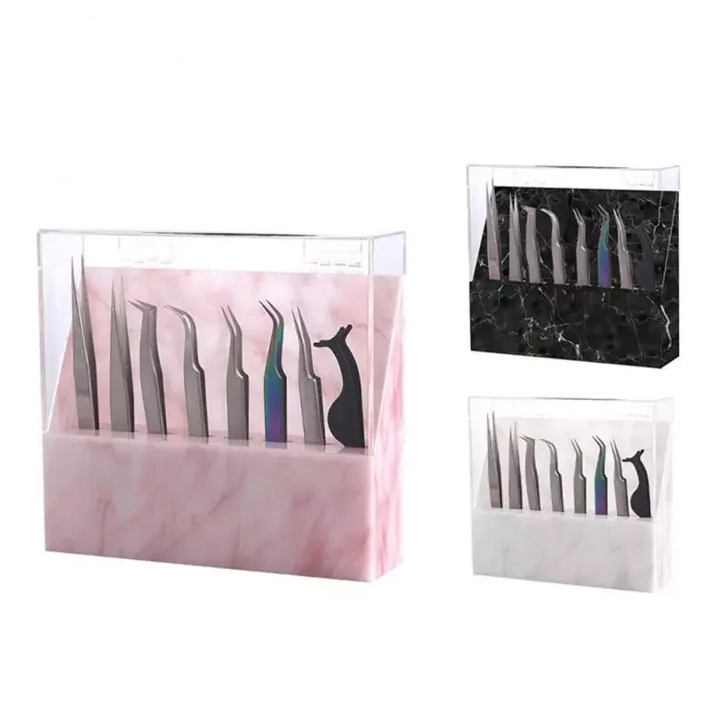 

NEW Tweezers Display Stand Eyelash Extension Tool Storage Box Tweezers Organizer Case Stand Holder Lash Pillow Eyelash Supplies