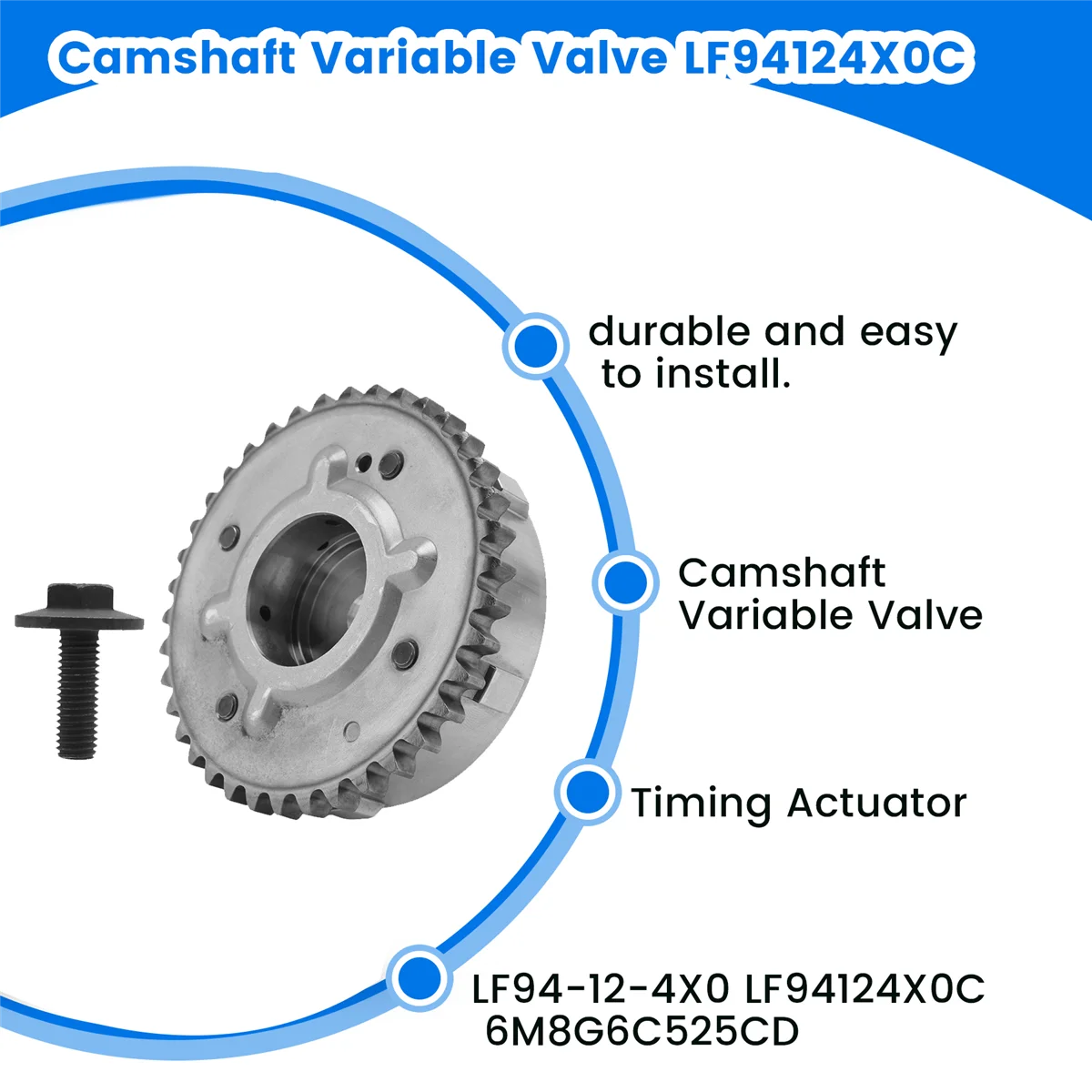 Привод регулируемого газораспределения распределительного вала VVT LF94-12-4X0 LF94124X0C