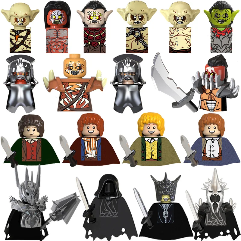 Новые Классические фигурки героев фильма «Властелин Колец», мини Экшн-фигурки «Hobbits Frodo bagэланс», куклы, строительные блоки, Сборная модель, игрушки, подарок для детей