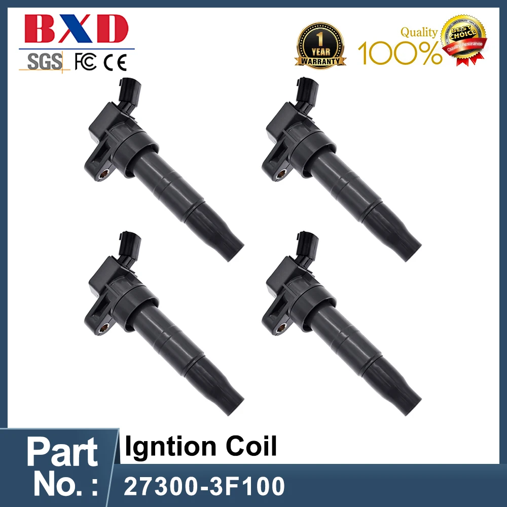 

1/4 шт. 27300-3F100 Катушка зажигания для HYUNDAI EQUUS GENESIS SANTA FE SONATA TUCSON, KIA BORREGO FORTE OPTIMA RONDO SORENTO