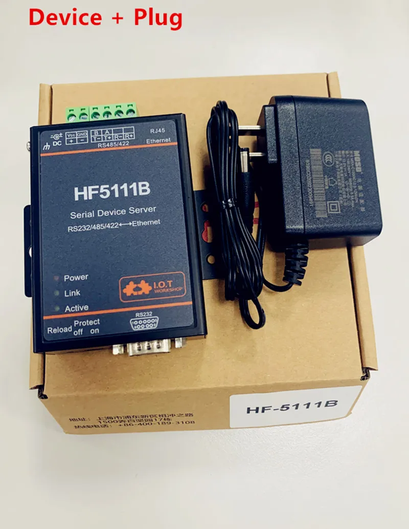 

Последовательное устройство HF5111B, сервер RS232/RS485/RS422, последовательный для Ethernet, бесплатный RTOS, последовательный серверный конвертер rs232 a rs485