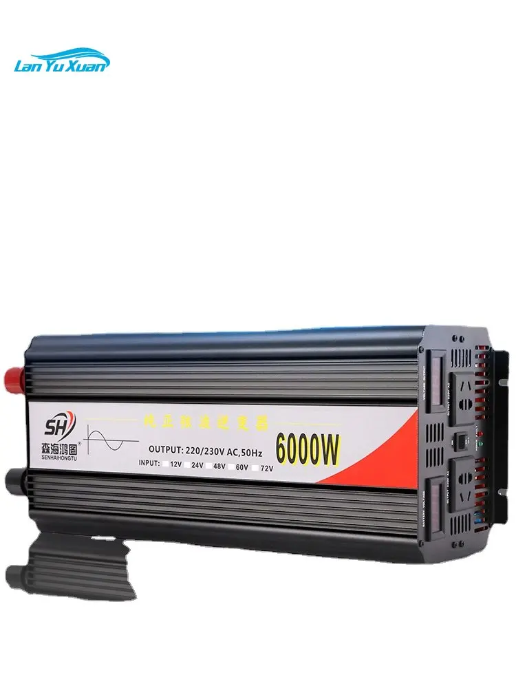 

Inverter pure sine wave 12V24V48V to 220V household vehicle high-power 8000W battery converter