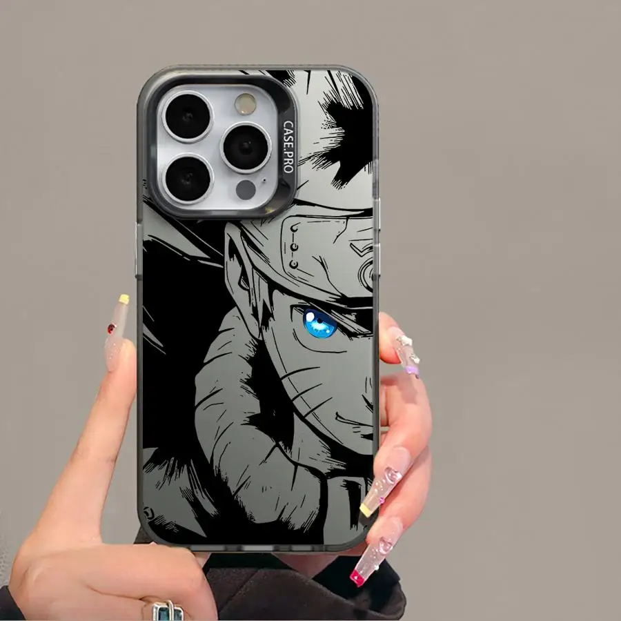 Аниме Sasukes Cool для iPhone 13 Pro 14 Plus 11 12 15 16 Max Мягкий чехол телефона