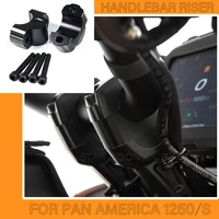 for ra1250s pa 1250 pan america1250s 1250 2021 motorcycle handlebar riser cnc aluminumhandlebar lift clamp bracket adapter