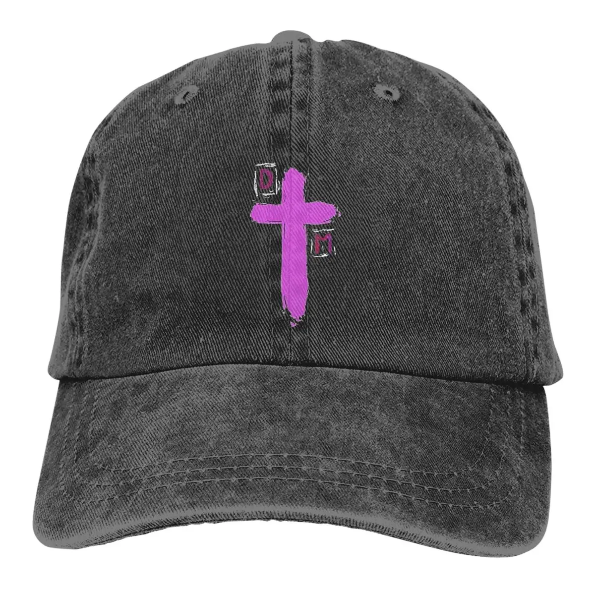 

Однотонные шапки для папы, женская кепка с крестом, бейсболки с солнцезащитным козырьком, крутая модная кепка Depeche
