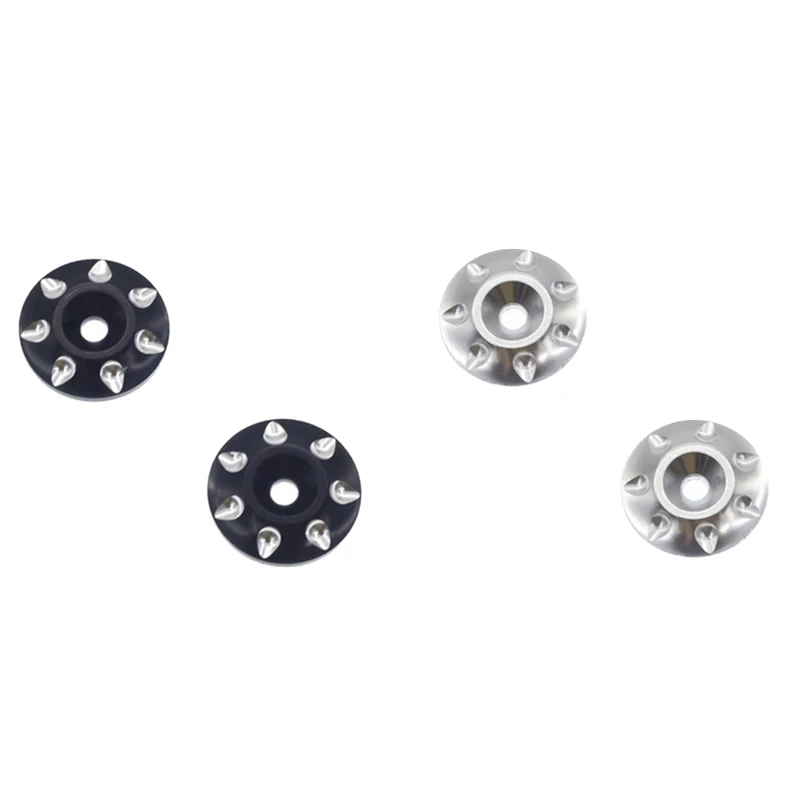 

Винтовые гайки M3 с металлическим хвостовым крылом, 2 комплекта, серебристые и черные, для внедорожников 1/8 1/10