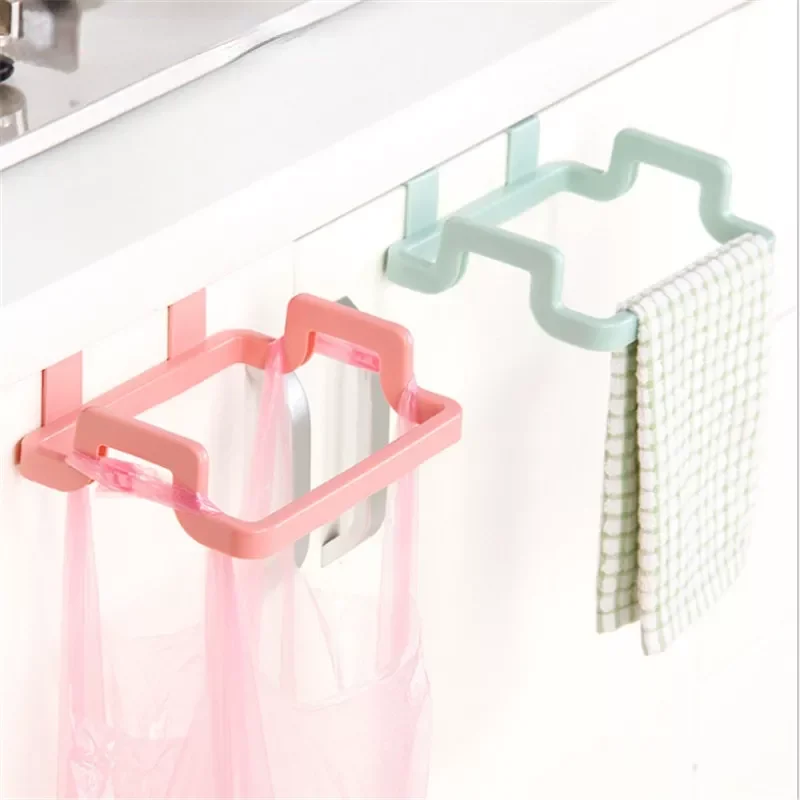 

hanging portable garbage bag kitchen gadget storage bag rack kitchen accessories household tools vegetable and fruit tools