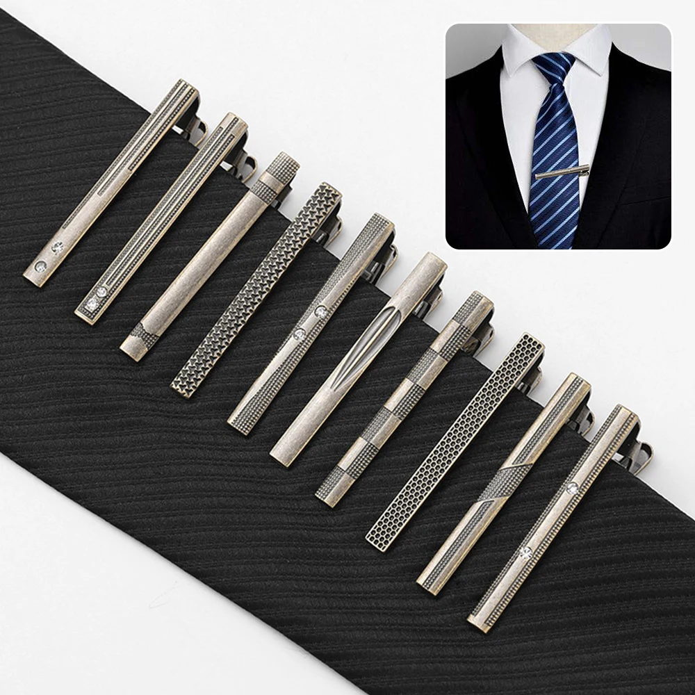 

Antique Copper Tie Clip Foe Male Business Formal Wear Groom Wedding Tie Clips Men Shirt Ties Clip Necktie Clasp Suit Tie Gift
