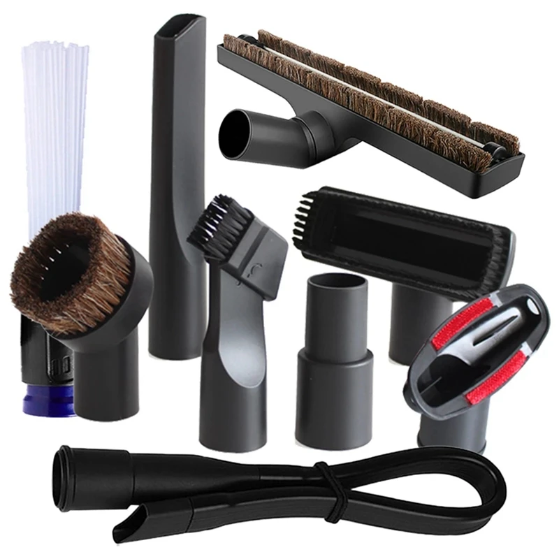 Universal Vacuum Nozzle Suction Brush Head For 32Mm 35Mm 1 1/4In 1 3/8In Vacuum Cleaner Parts Crevice Tool For Bed Sofa