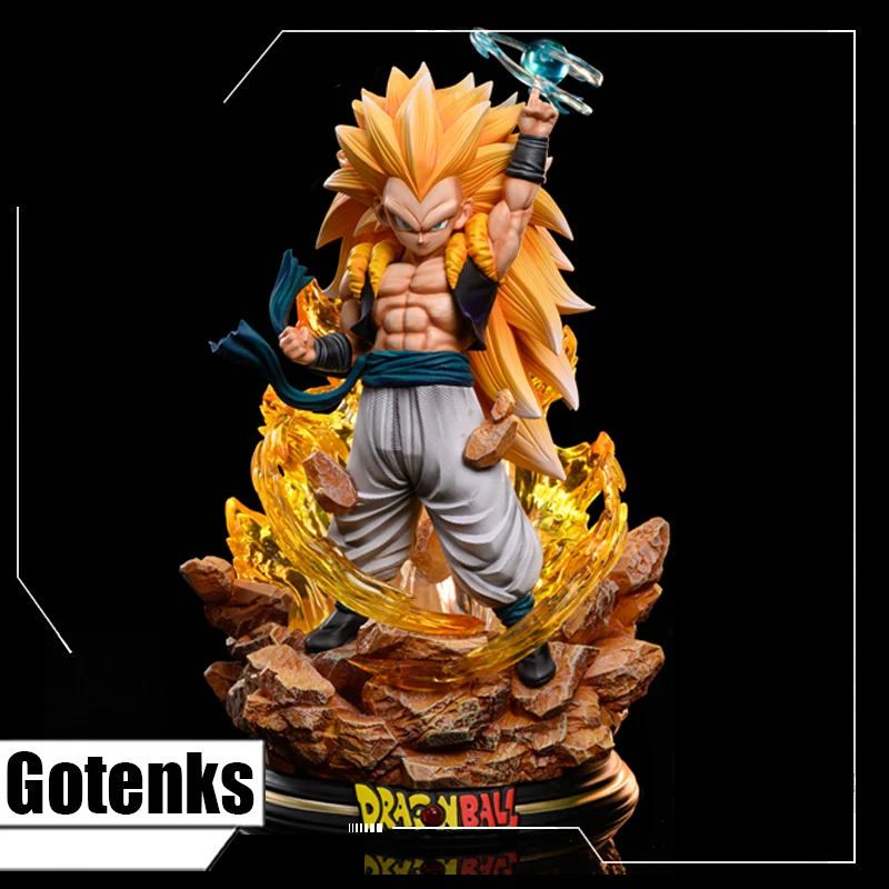 В наличии 22 см Драконий жемчуг Z фотосессия готенкс SSJ3 ПВХ экшн-фигурки GK Статуя Коллекционная модель игрушка для детей Подарки