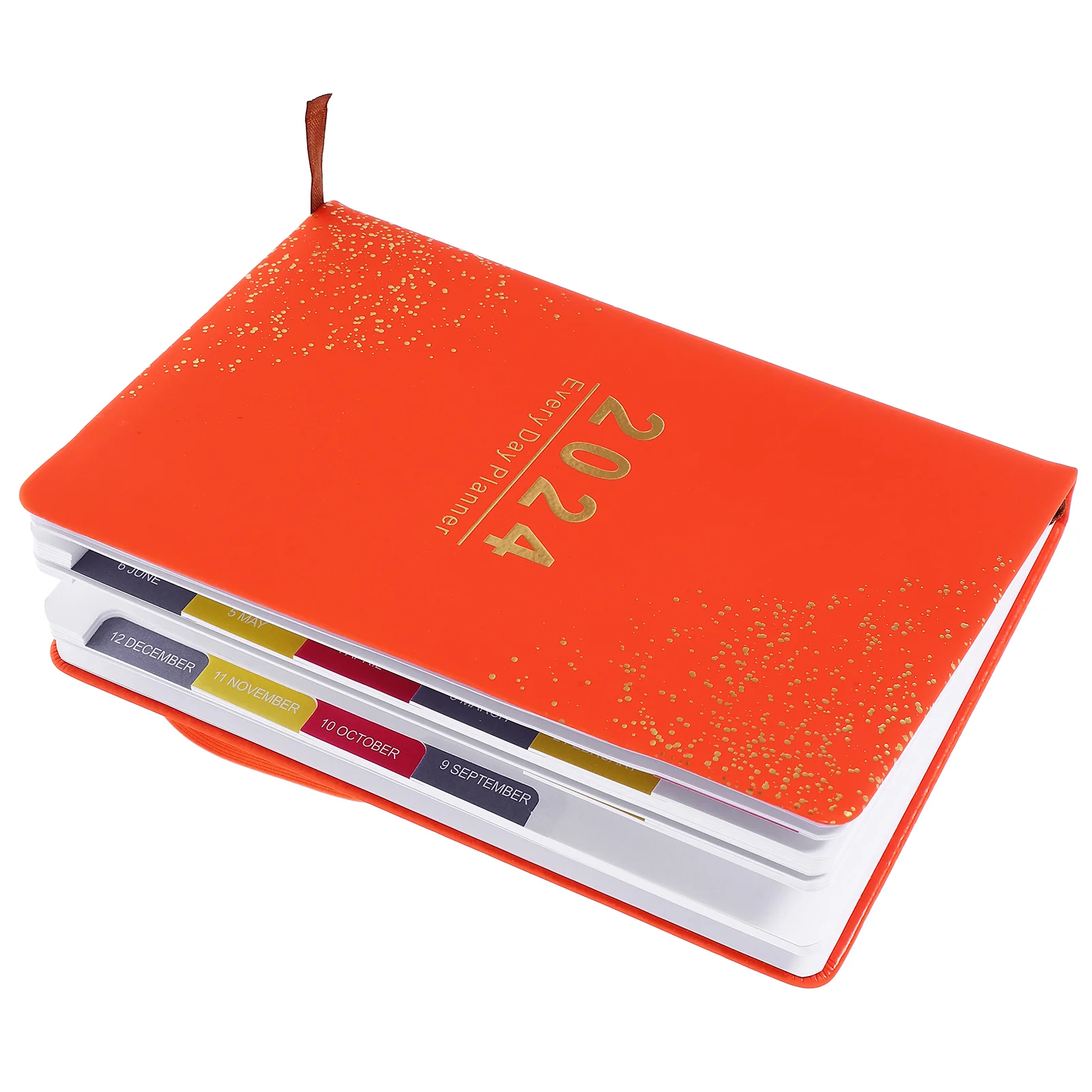

2024 Planner Notebooks English Notepad Planner Hardcover Daily Notepad Memo Note Books 365 Day Writing Notebook One Page Per Day
