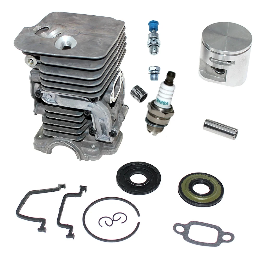 Комплект поршня цилиндра 44 мм подходит для Husqvarna 445 II 445E TRIOBRAKE 450 450E Jonsered CS2245 CS2250