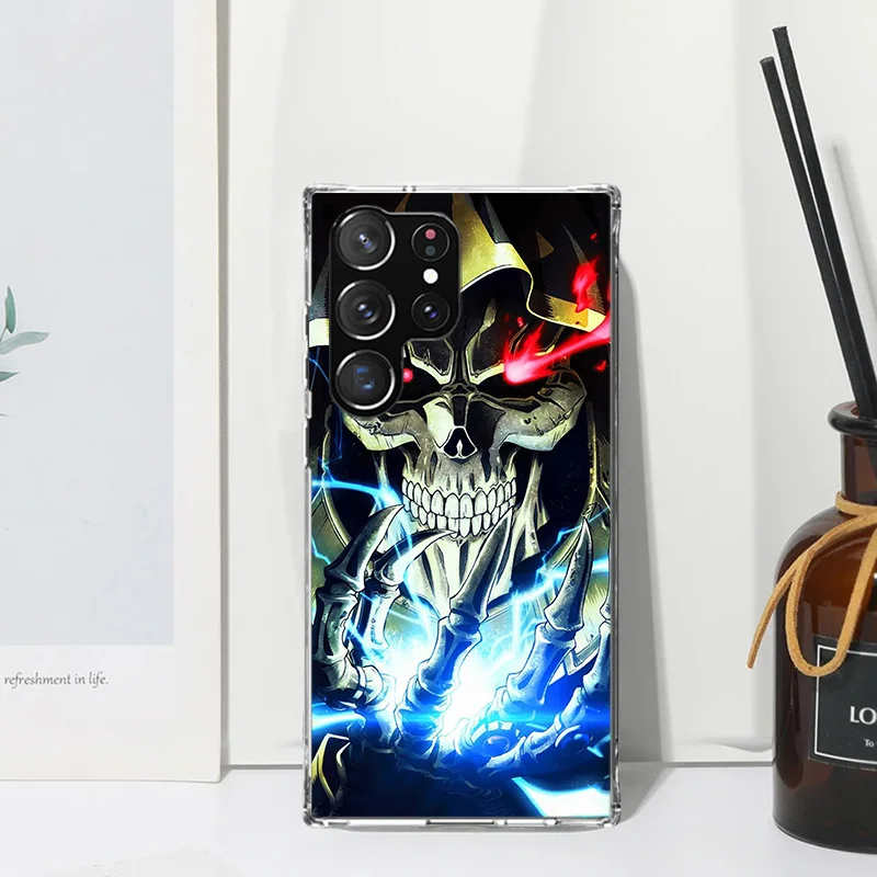 Фото Чехол для телефона с изображением персонажа из аниме Overlord для Samsung Galaxy S26 S25 Edge S24 FE S23 S22 Ultra S21 Plus S20 + Art Fundas, задняя крышка для Galaxy S25 S №3