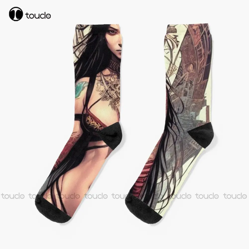 Boy Socks Personalized Custom Unisex Adult Teen Youth Socks Street Skateboard Socks Custom Gift