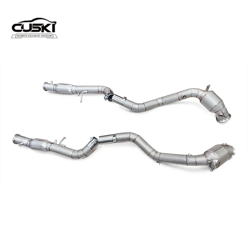 Pertains to Mercedes Benz G63 AMG 2020-2023 intercepted exhaust Front pipe Automotive Exhaust Modification Fittings Increased po