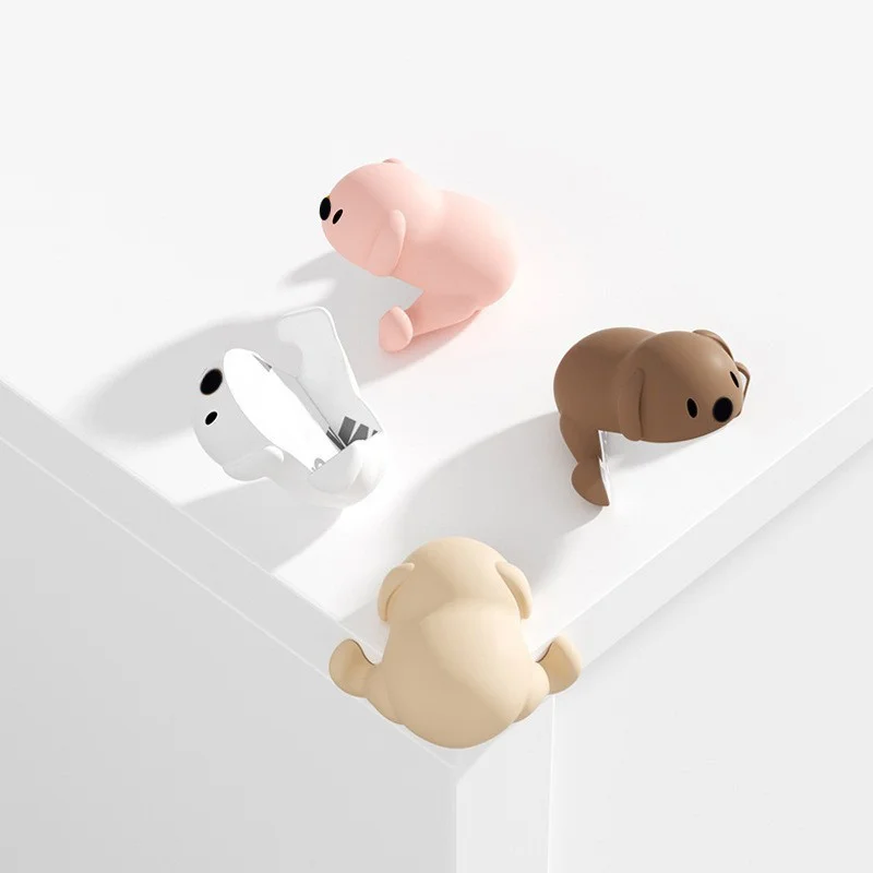 

Cute Cartoon Table Corner Protective Cover Silicone Baby Safety Edge Protection Silicone Table Anti-Collision Furniture Protecto