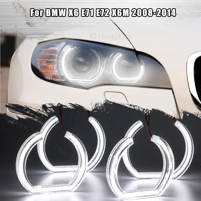 

Excellent Quality Car Accessories Ultra Bright DTM M4 Style Led Angel Eyes Kit Halo Rings for BMW X6 E71 E72 X6M 2008-2014