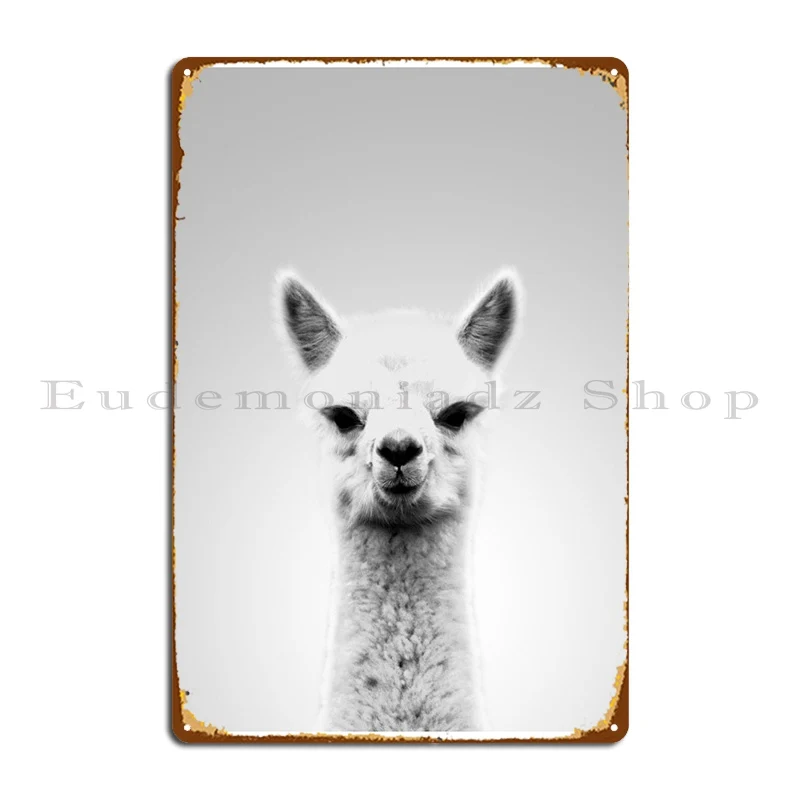 

Alpaca Metal Sign Cinema Poster Designs Wall Decor Garage Plaques Tin Sign Poster