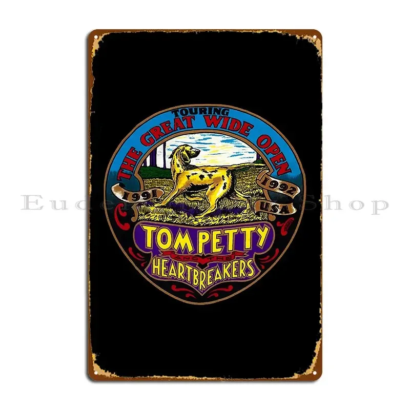 Tom Petty The Heartbreakers Большой широкий открытый постер с металлической табличкой Кухня
