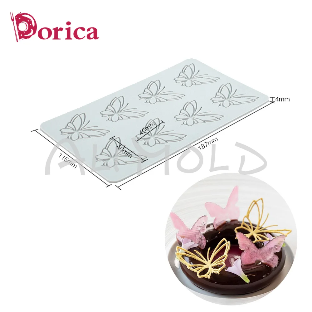

Силиконовые формы для выпечки Dorica, листья и цветы