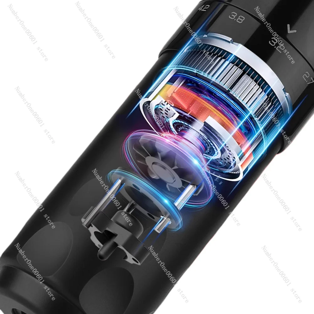 Беспроводная ручка для татуировки с 6-скоростным регулируемым ходом