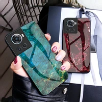 luxury glass case for oneplus 10pro 9rt 7t 8 pro 6 6t marble phone cases back cover for one plus ace nord coque fundas