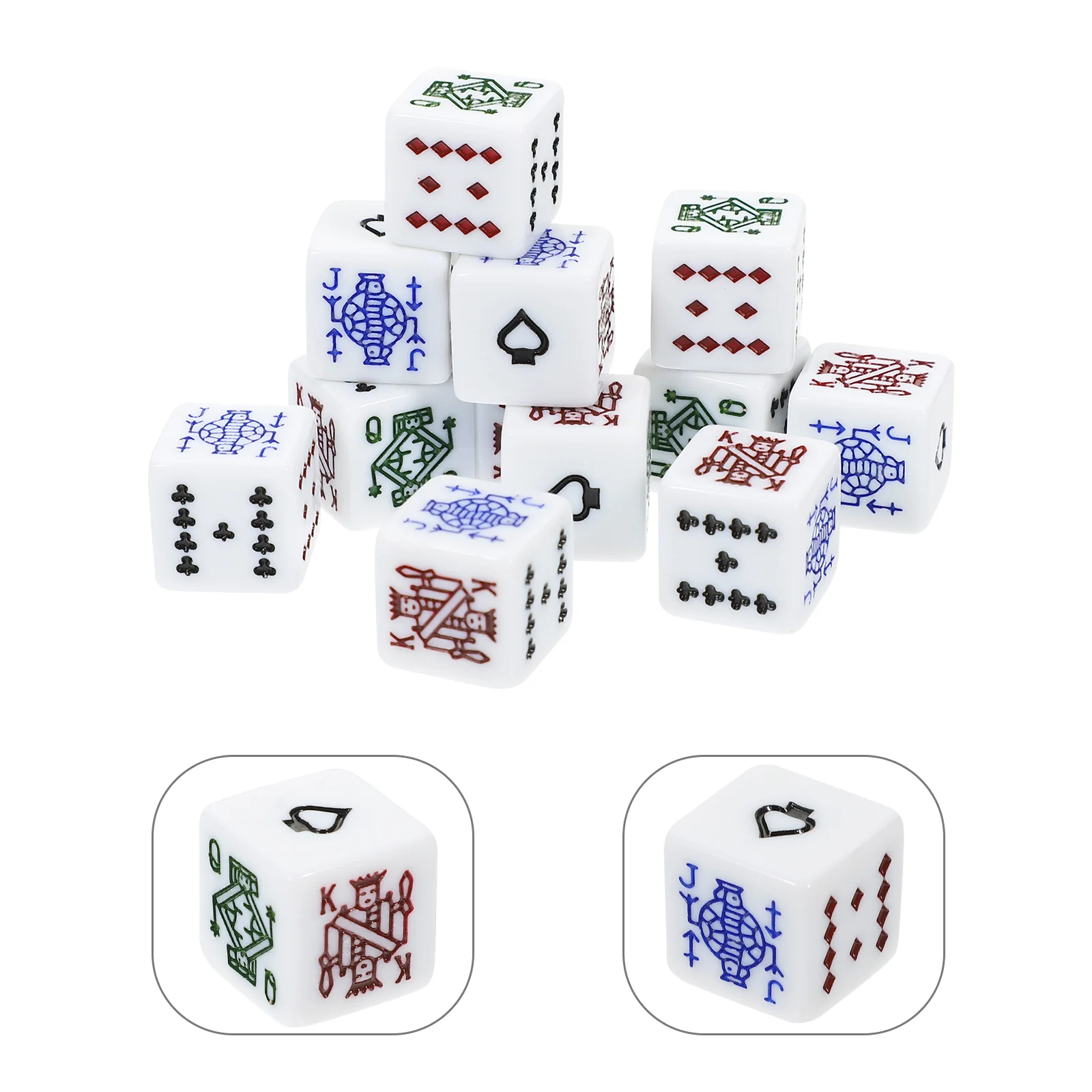 

Набор игральных костей для игры в игральные игры в футбол стандартные кубики для пары акриловых аксессуаров интересные испанские Кубки