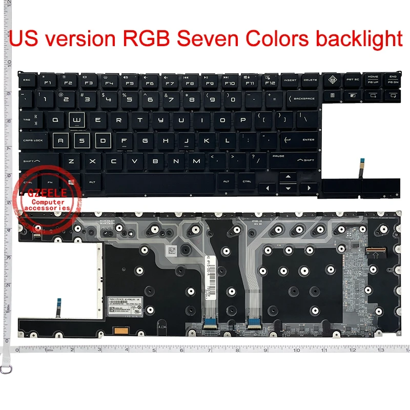 US новая клавиатура для ноутбука с RGB-подсветкой HP OMEN X X2S 2S 15-DG TPN-Q215 15T 15-DG000 0024nr 0003TX