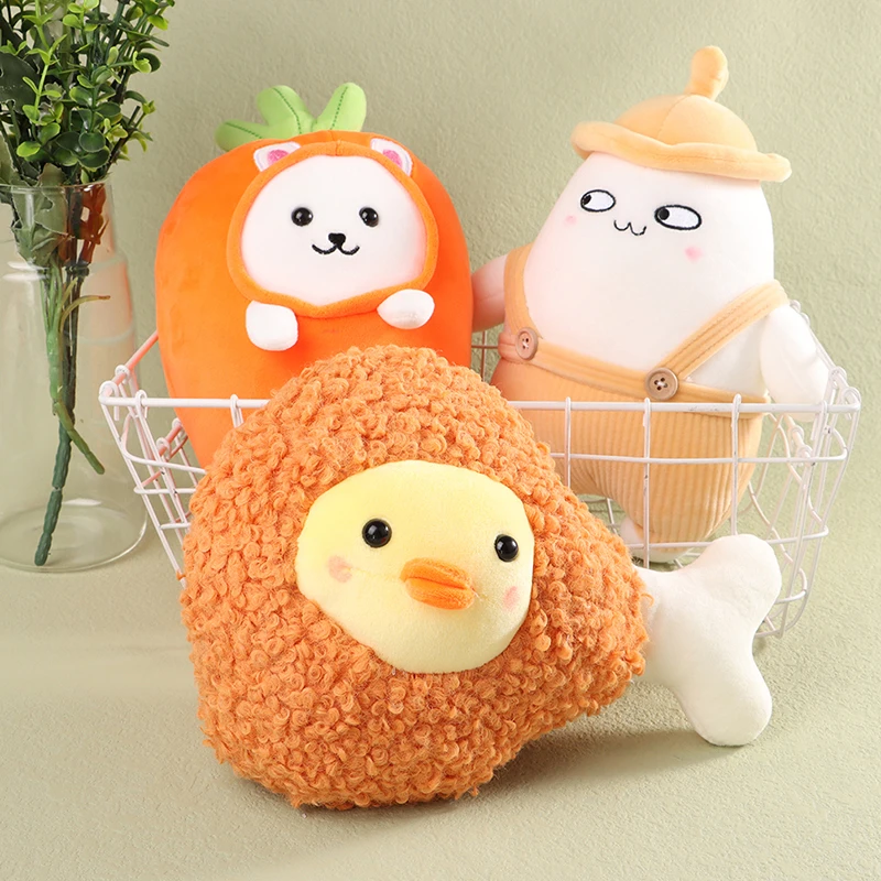 

Kawaii Cartoon Vegetables Plush Doll Toy Cute Creative Stuffed Soft Dolls For Children Girl Birthday Gift
