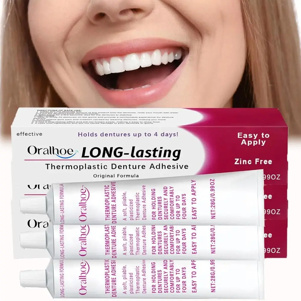 Бесшовный термопластичный клей для протезов удобный многоразовый уход за