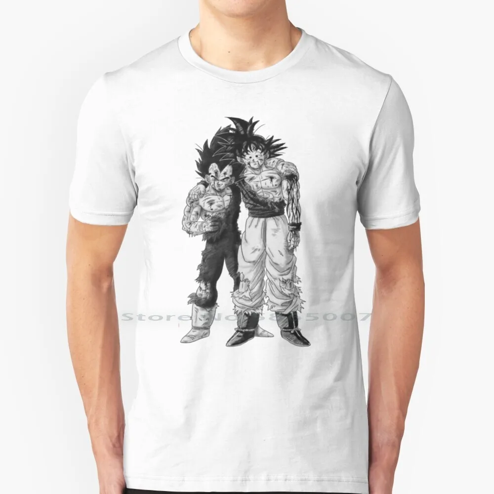 И футболка из 100% хлопка и черно-белого цвета с надписью «Fight Frends», стильная футболка с симпатичным котом, большой размер 6xl, в подарок