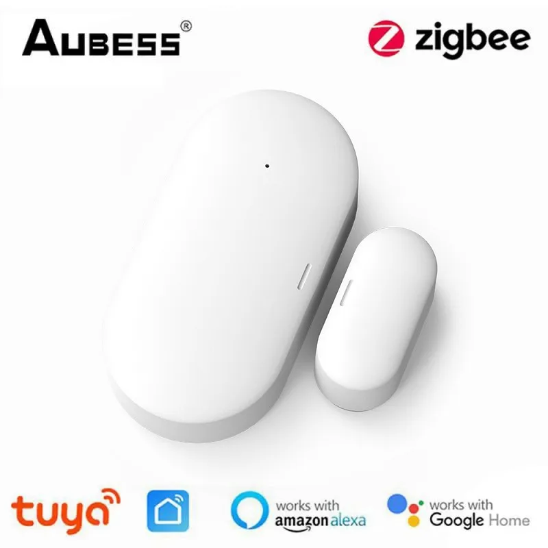 

Tuya Zigbee Smart Door Sensor Door Open Closed Detectors Security Protection Smart Life Control Works With Alexa Google Home