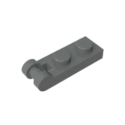 GOBRICKS Пластиковые кирпичики 1x2 с валом для сборки
