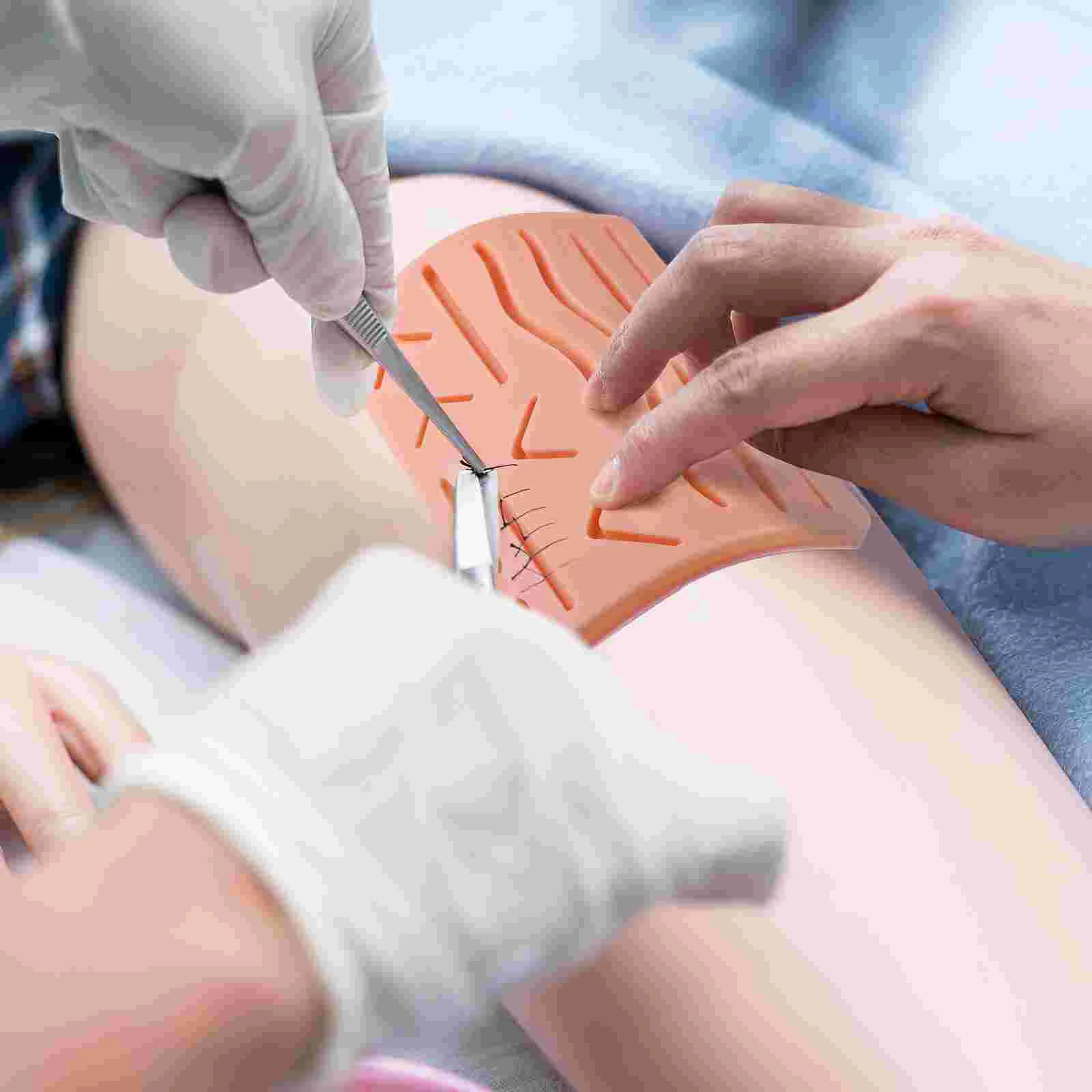 ULTECHNOVO силиконовый тренировочный коврик для наложения швов модуль моделирования