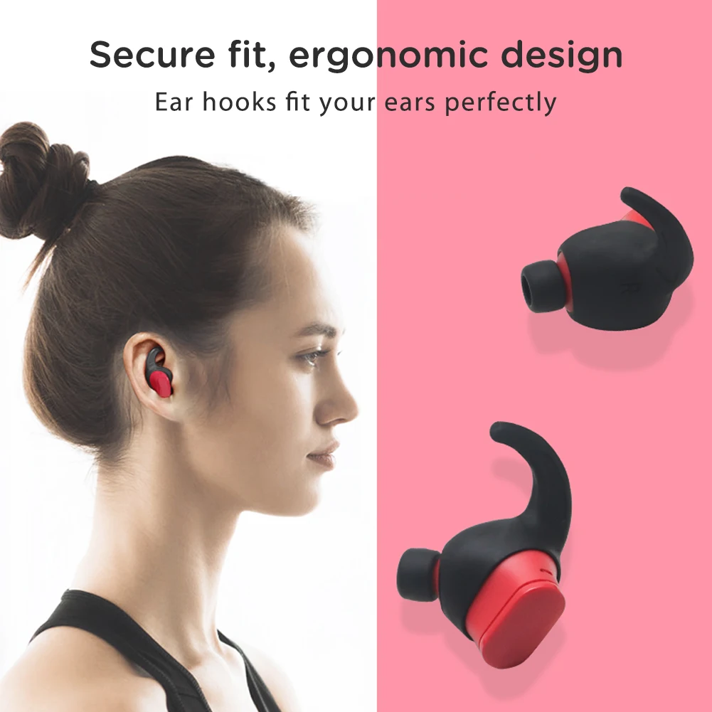 

Silicone Ear Hooks And Ear Tips for Monster Beats Studio Buds Wireless Earbuds Anti-lost Ear Hook Replacement Earphone
