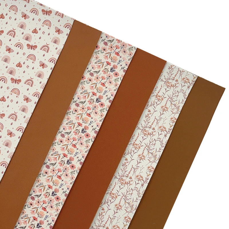 Новый Радужный 30x22 см/A4 осенний цвет коричневые цветы комплект из искусственной