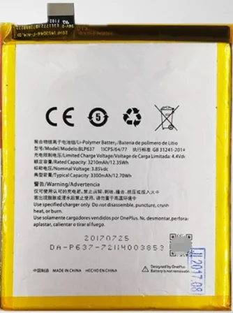 For One/OnePlus OnePlus Five One Plus 5 5T Blp637 Brand New Mobile Phone Battery