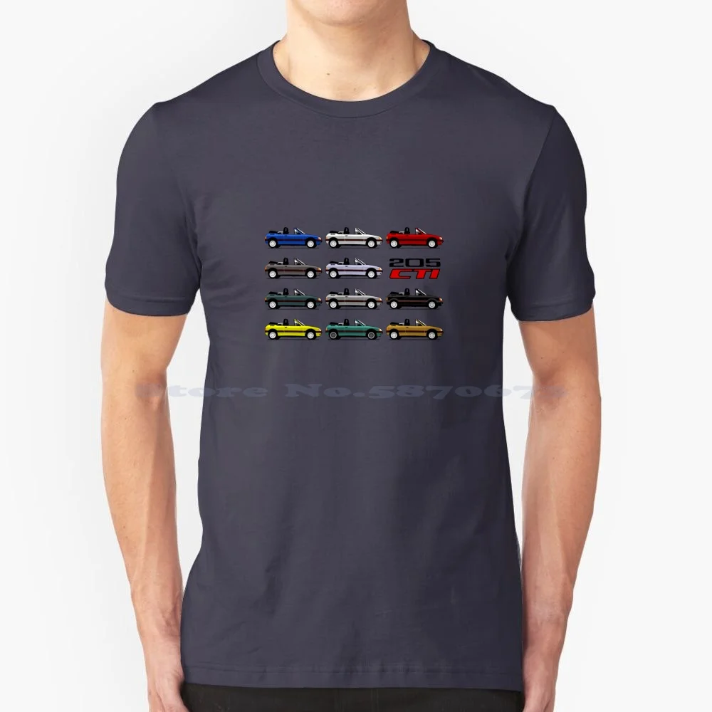 

Cti Cabriolet Classic T-Shirt T Shirt 100% Cotton Tee Cti Cabriolet