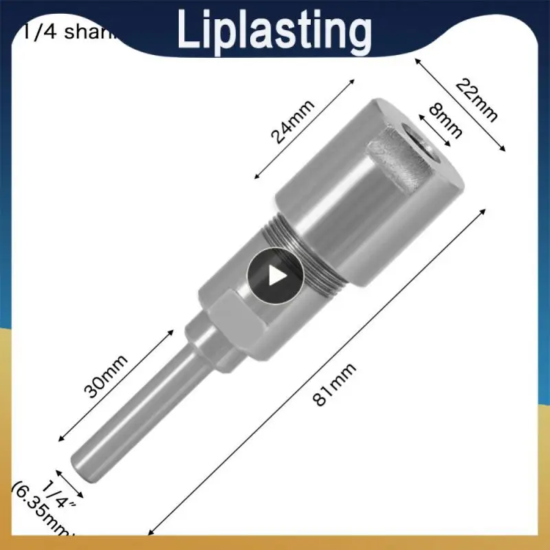 

1/2 1/4"12.7/12/6.35/8MM Shank Milling Cutter Wood Carving Router Bit Extension Rod Collet Engraving Machine Extension