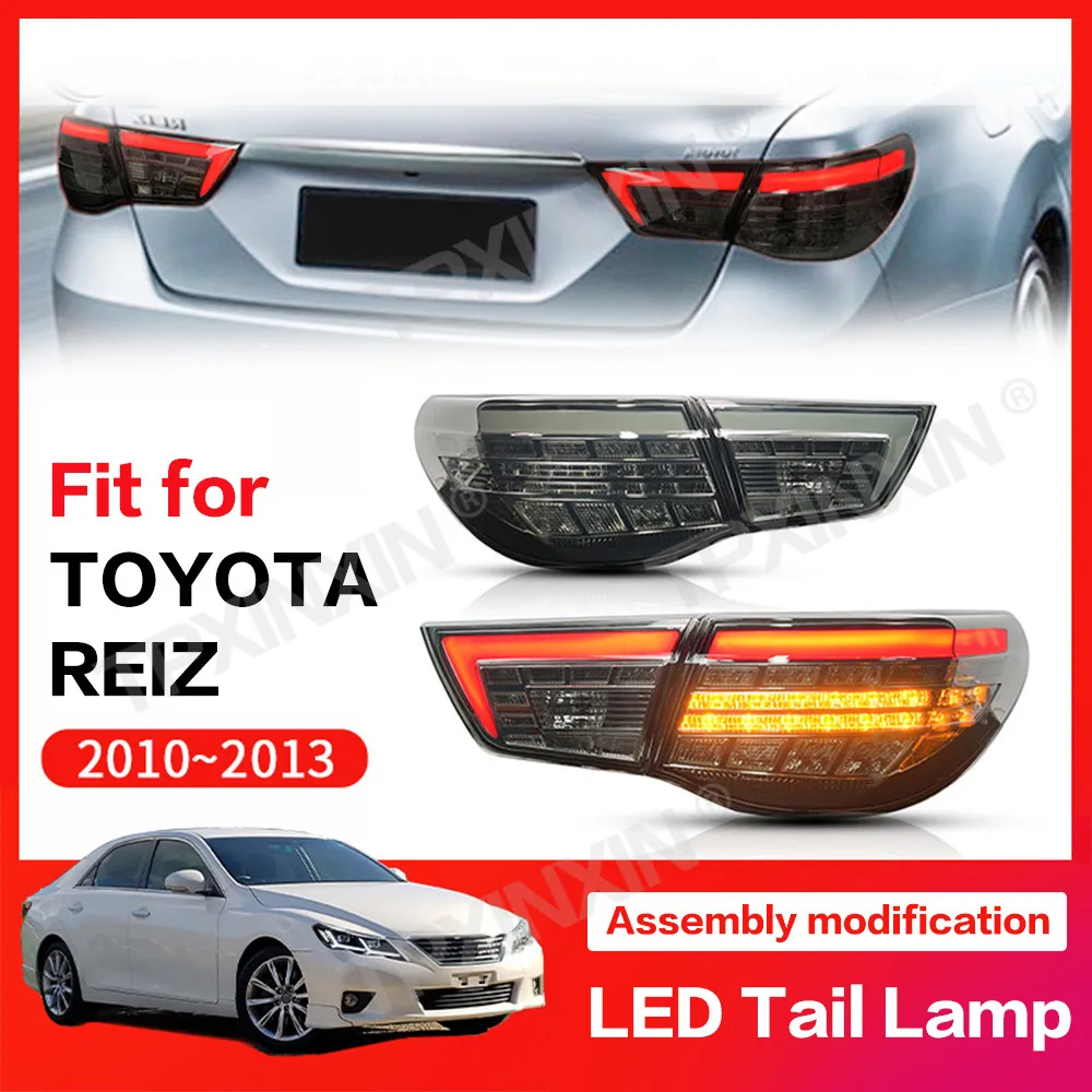 

For Toyota REIZ Ruizhi 2010-2013 Tail Lamp LED Assembly Flowing Light Turn Mercedes Benz Plug And Play Turn Signal DRL