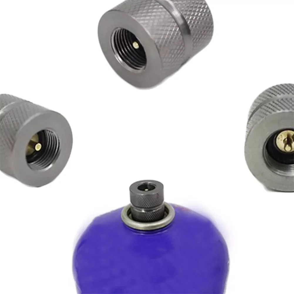 

Outdoor Camping Butane Stove Gas Refill Adapter Cartridge Gas Nozzle Bottle Type Cartridge Screw Type Valve Canister Connector