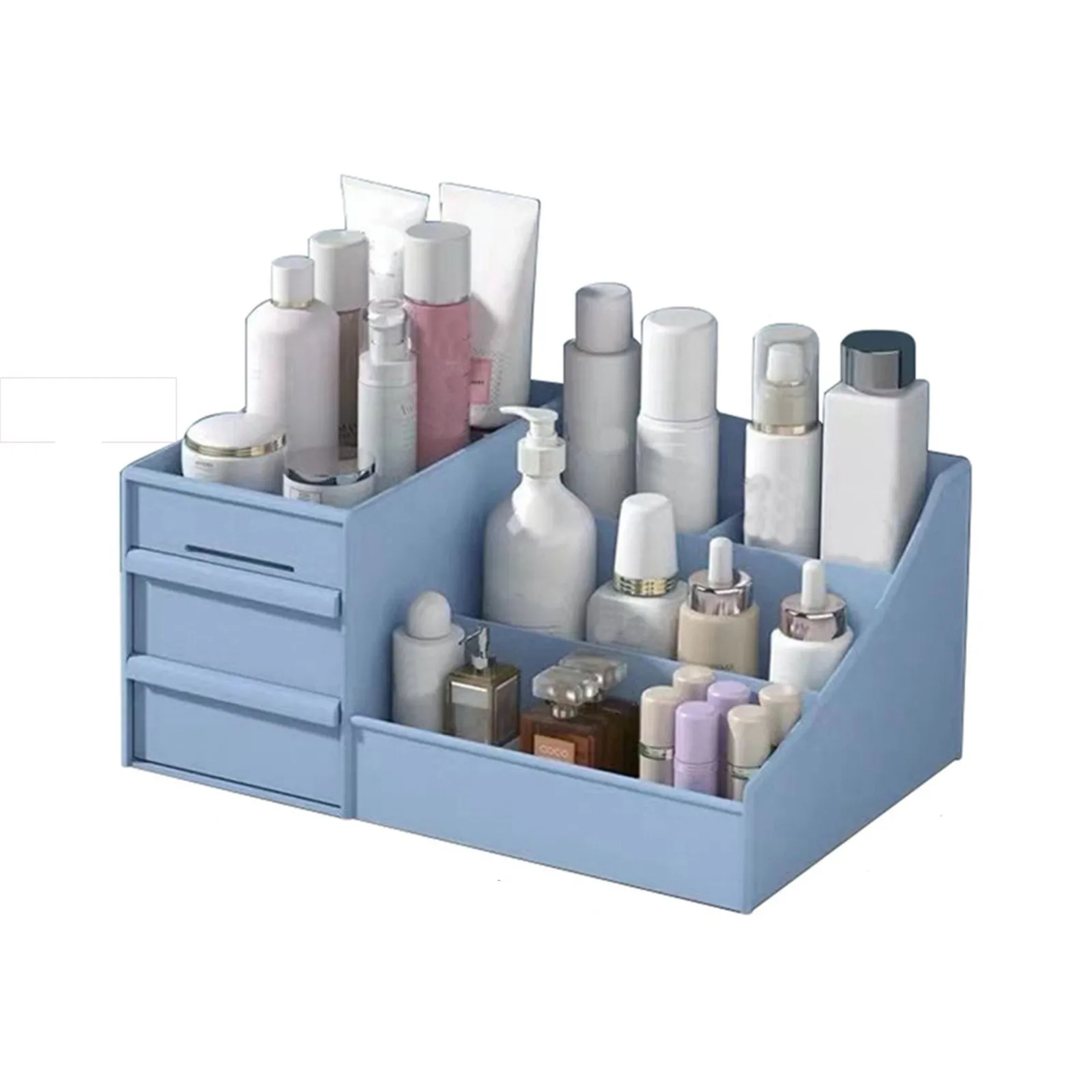 

Desk Drawer Organizer Stackable Multi-cell Storage Box Tray Dressing Table Jewelry Organizer Makeup Organizer For Home Office