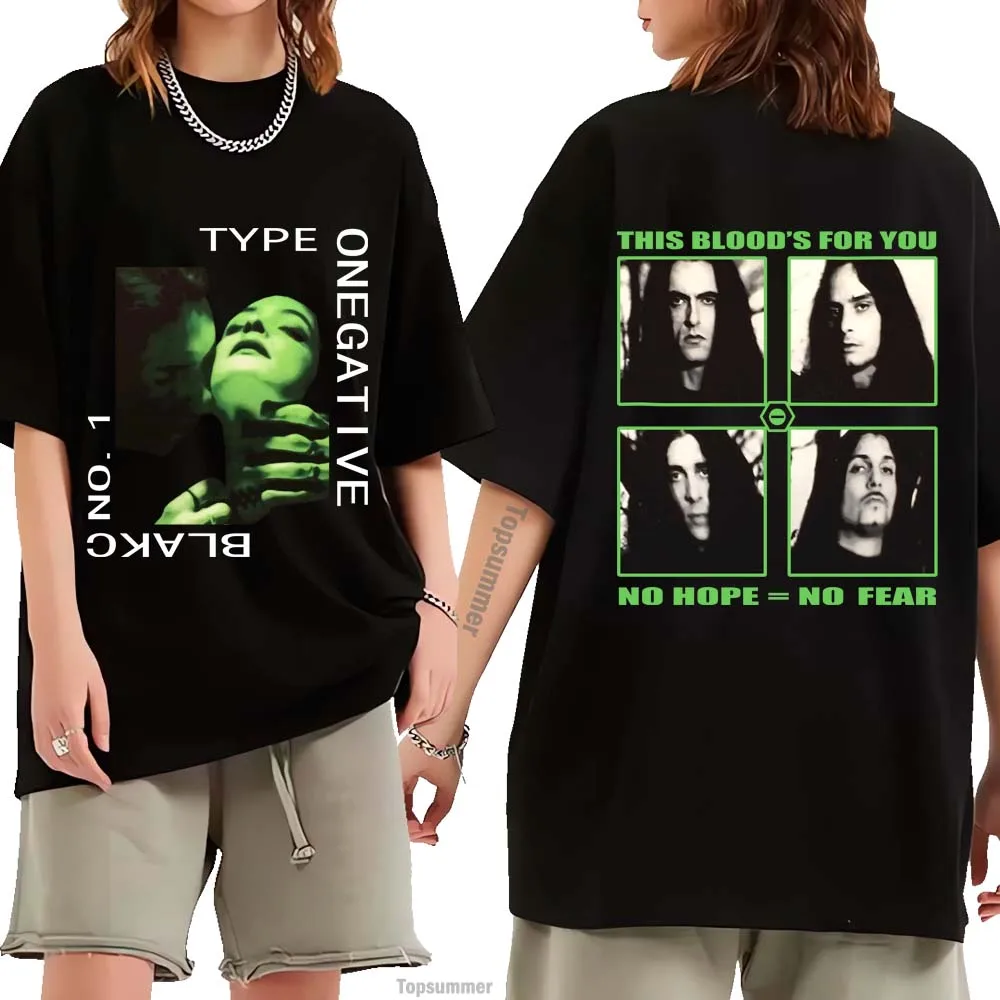 

Type O Negative Black No. 1 T-Shirt Men Women Summer Casual Graphic Printed T Shirt Peter Steele Casual Fashion Black T-Shirts