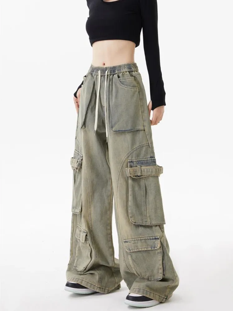 Сельфоны для пинггалу из серебра celana Denim kaki lebar jins umeblowanie