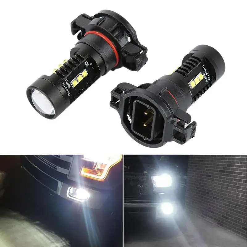 

2PCS H16 Car Headlight Bulbs 72W 2000LM LED Bulbs with Projector Fog Lights 6000K White LED Car Lights Accessories