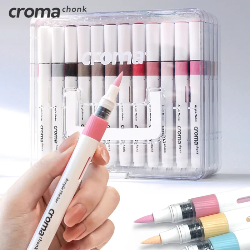 Маркеры Croma акриловые водостойкие 72 цвета