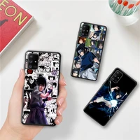 anime naruto uchiha sasuke phone case for samsung galaxy a52 a21s a02s a12 a31 a81 a10 a30 a32 a50 a80 a71 a51 5g