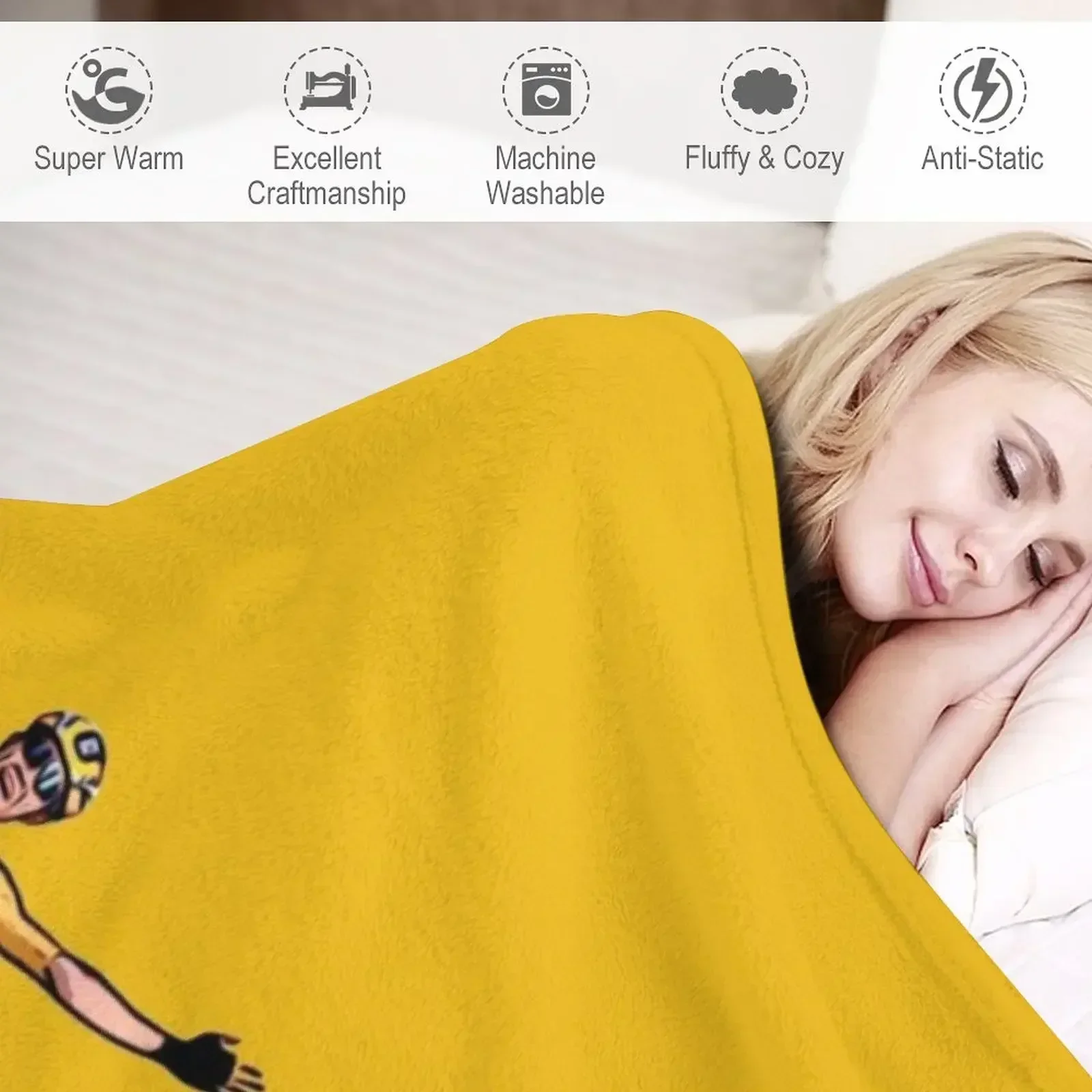 Одеяло Wout van Aert рождественское украшение Хэллоуин пушистые рождественские