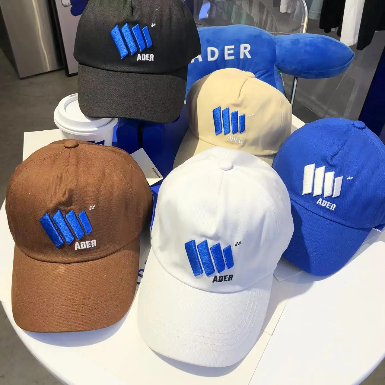 

2022 Embroidery ADER ERROR Baseball Cap Men Women Square Shape Mark Hats AderError Adjustable Caps